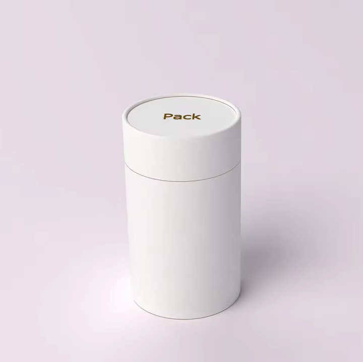 Картонные контейнеры для хранения картонных цилиндров с принтом на заказ, бумажный круглый цилиндр для упаковки пищевых продуктов, кофе, чая