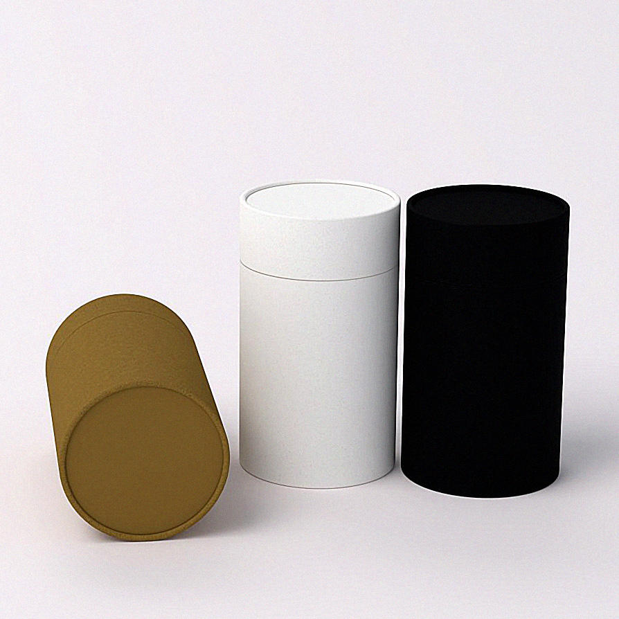 Картонные контейнеры для хранения картонных цилиндров с принтом на заказ, бумажный круглый цилиндр для упаковки пищевых продуктов, кофе, чая