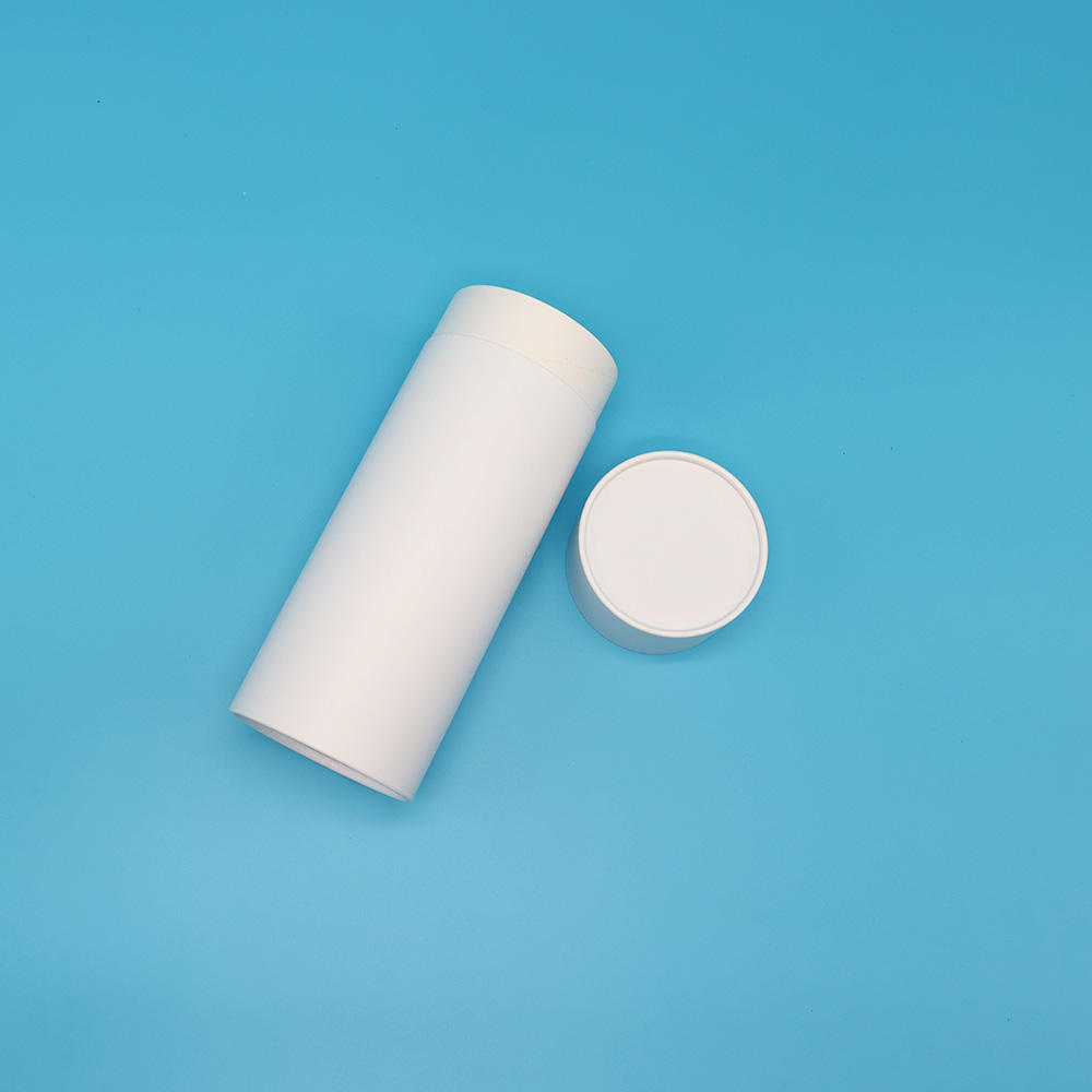 Индивидуальная печать, упаковка для пищевых продуктов, картонная цилиндрическая коробка, упаковка для гаек, кофе, чая, бумажная туба, упаковка, белая