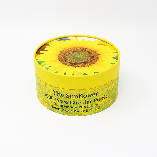 Экологичная индивидуальная ремесленная упаковка, картонная цилиндрическая коробка, бумажная трубчатая упаковка для детей, игрушка-головоломка