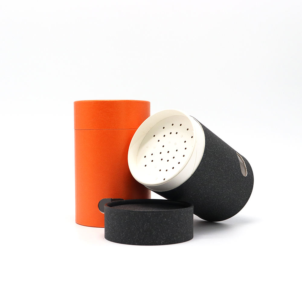 Бумажной просеивающей трубкой сплетенные бумажной текстурой картонные трубки для порошковой еды