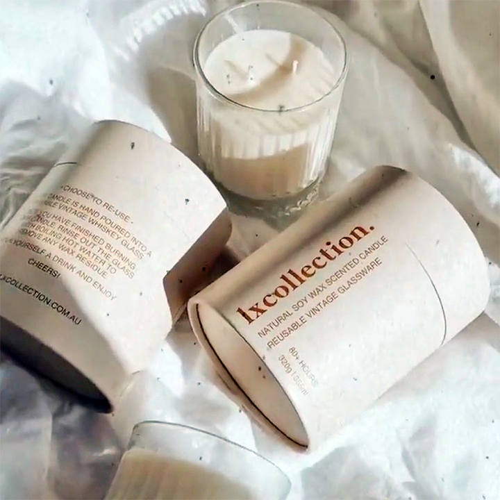 Биоразлагаемая пластиковая цилиндрическая коробка из крафт-бумаги, изготовленная по индивидуальному заказу для мыльной свечи, эфирных масел, упаковка в бумажные тубы