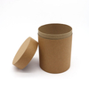 Экологически чистый нестандартный размер, биоразлагаемый картон, круглая трубка с плоским краем, протеиновый порошок, упаковка для бумажных туб для кофе, чая