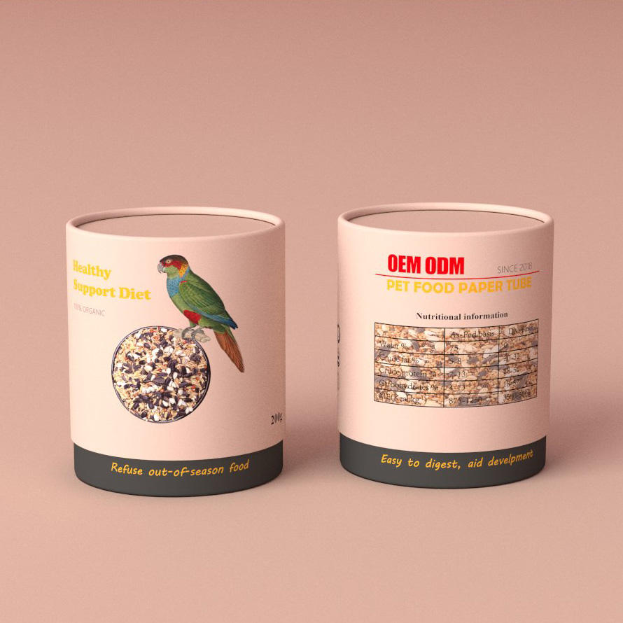 Биоразлагаемый цилиндр с индивидуальной печатью, пищевая бумага, картон, чайные канистры премиум-класса, пакеты для трубок, упаковка для рассыпного чая