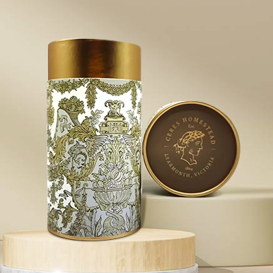 Цилиндрическая картонная бумажная трубка для кофе, напитков, сока, шампанского и текилы, прочная и прочная упаковка