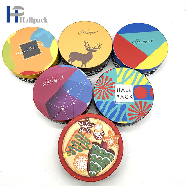 Изготовленная на заказ упаковка трубки подарка рождества конфеты качества еды бумажная для варианта рождества