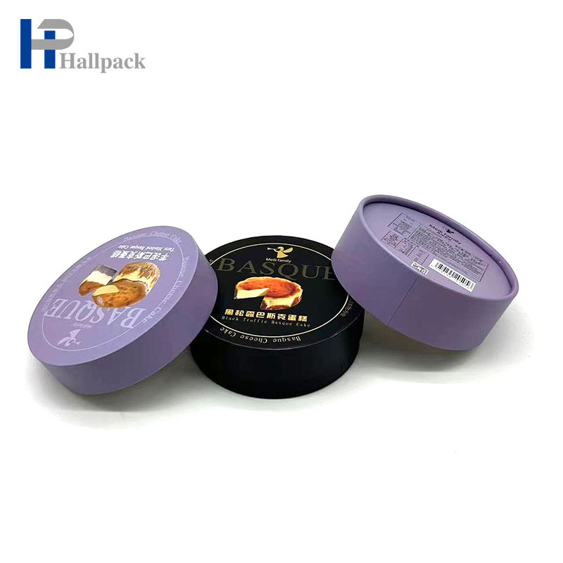 Производитель пищевой биоразлагаемой круглой упаковки для торта бумажной трубки