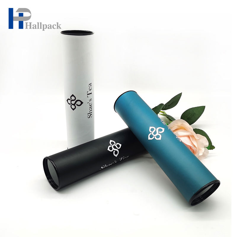 Роскошная железная крышка настраиваемого размера, круглая трубка из крафт-картона для бытовой еды, металлическая крышка, бумажная упаковка для туб