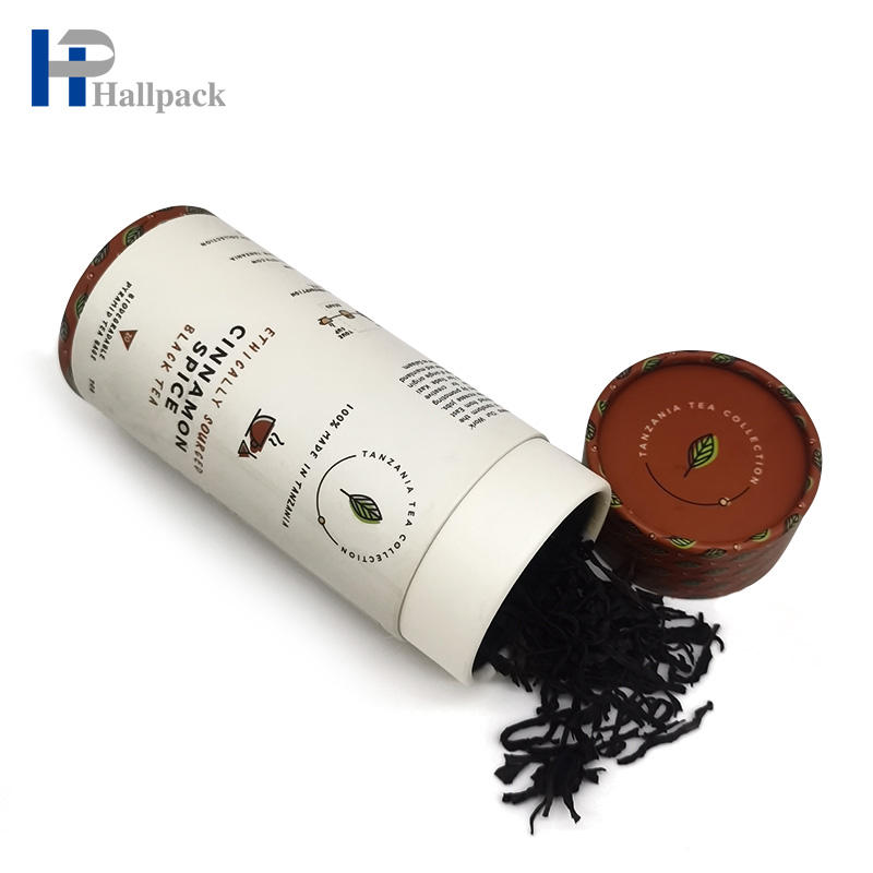 Необходимая легкая для переноски трубка почтового бумажного чая небольшая тонкая бумажная трубка для упаковки