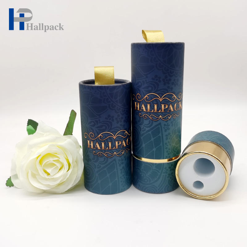 Эко-дружественная полноцветная бумажная трубка косметической бутылки эфирного масла бумажная трубка