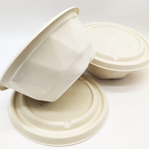 Заводская поставка сахарного тростника раскладушка безопасные одноразовые контейнеры для пищевых продуктов из бумажной массы