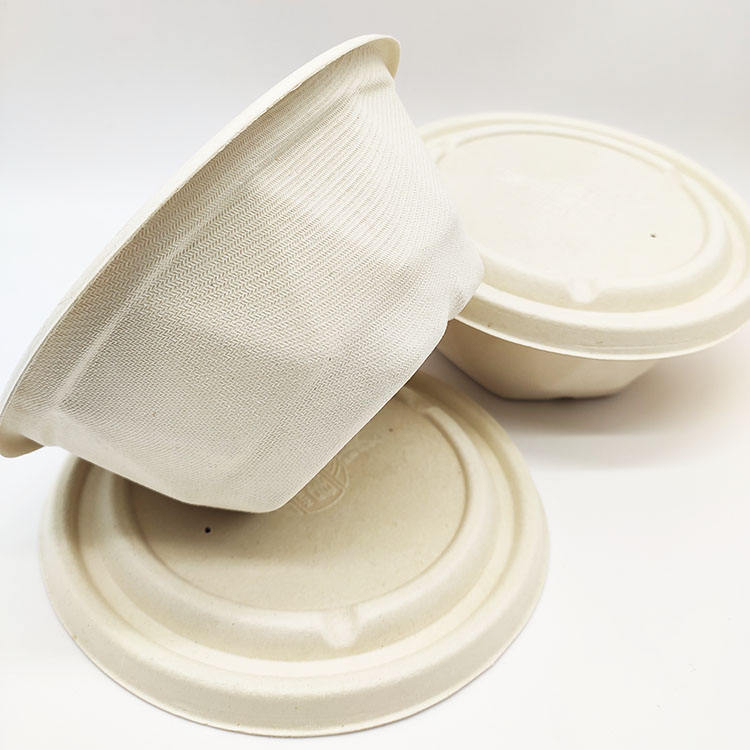 Заводская поставка сахарного тростника раскладушка безопасные одноразовые контейнеры для пищевых продуктов из бумажной массы