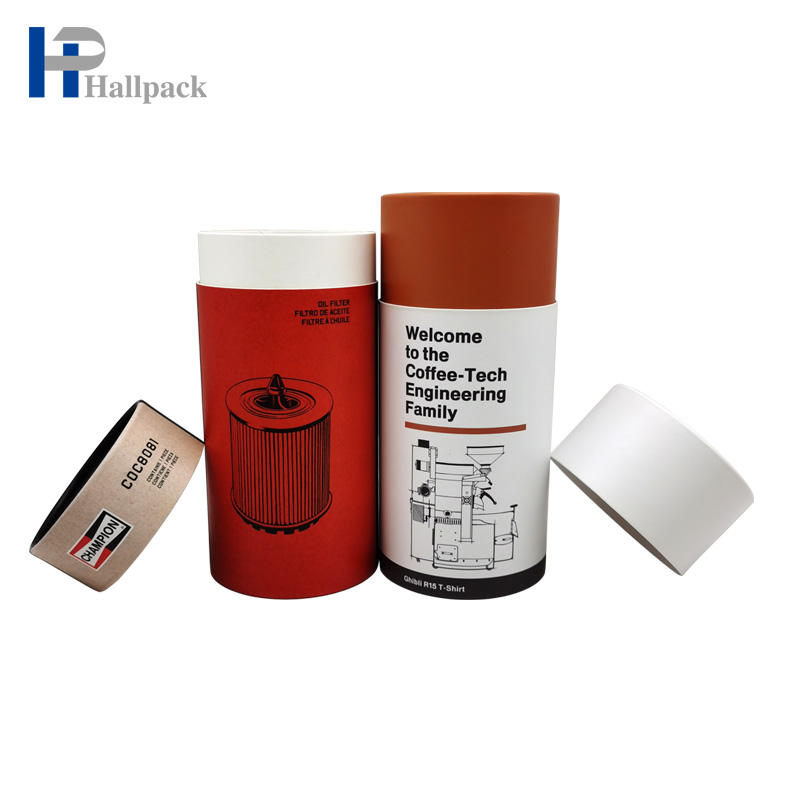 Длинная бумажная трубка вакуумной чашки контейнеров для благовоний бумаги красного цвета