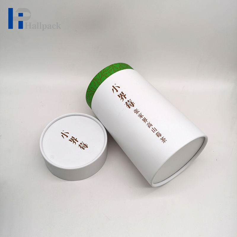 Оптовые переработанные пищевые бумажные трубки для чая, кофе, крафт-цилиндров