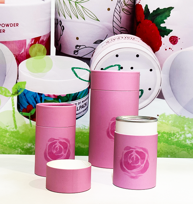 Биоразлагаемая индивидуальная легко отделяющаяся упаковка Hallpack для упаковки в бумажный цилиндр для кофе, чая и шоколада