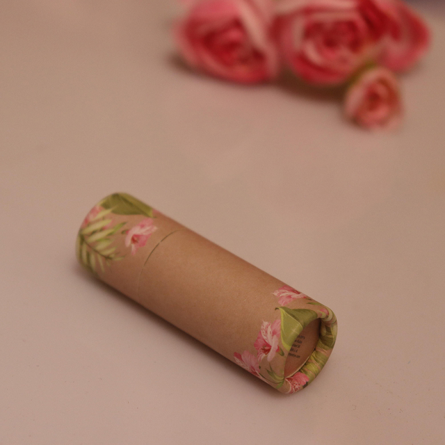 Индивидуальный логотип, блеск для губ, картонный тюбик круглой формы, биоразлагаемый 0 отходов картона, дезодорант, лосьон, бумажный тюбик