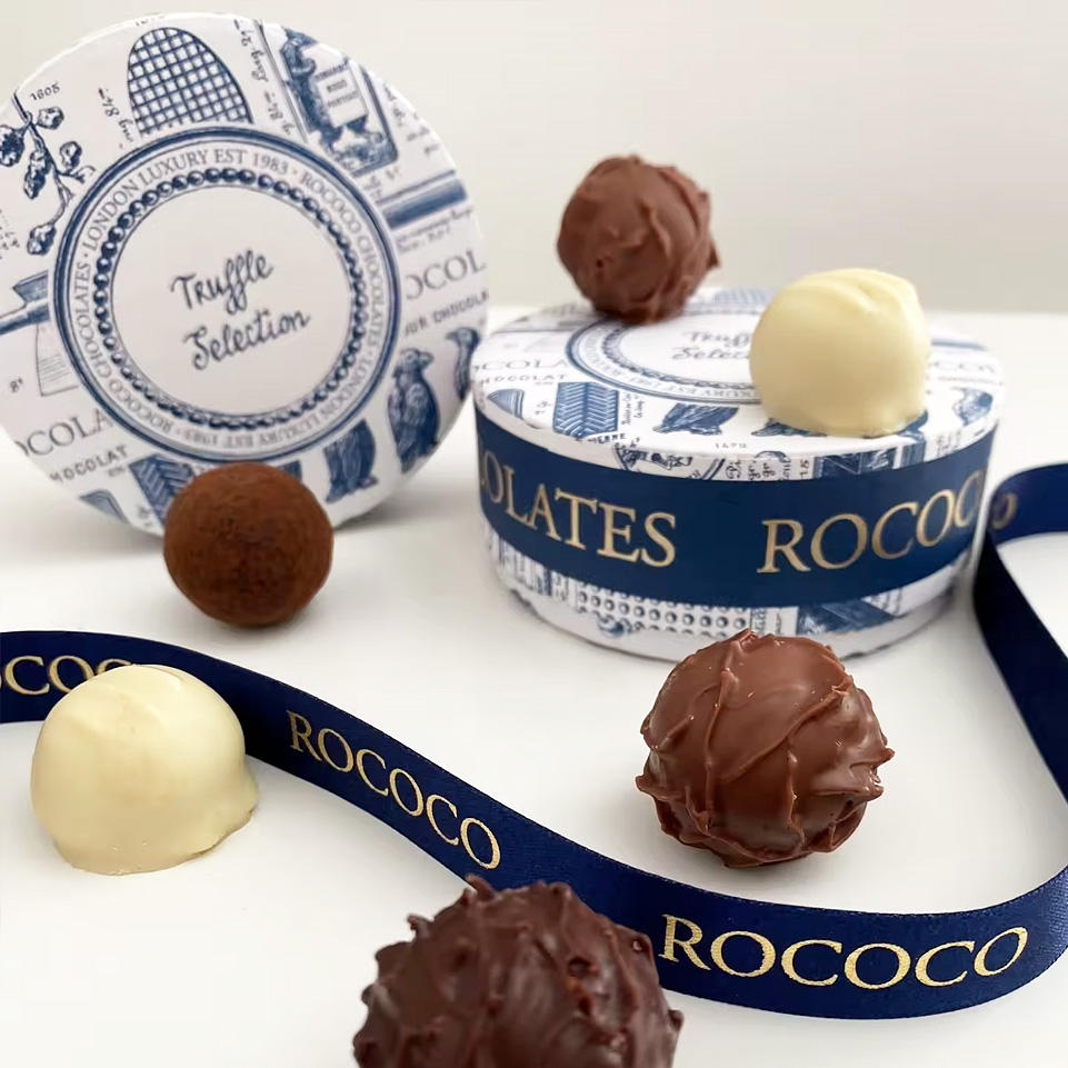 Изготовленная на заказ картонная цилиндрическая бумажная трубка для упаковки шоколадного торта из пищевой бумаги