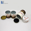 Коробка цилиндра картона качества еды Эко дружелюбная изготовленная на заказ с упаковкой трубки металла бумажной для чая кофе гаек