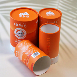 Горячая Распродажа, роскошная цилиндрическая коробка из крафт-бумаги, изготовленная по индивидуальному заказу для парфюмерной масляной свечи и эфирных масел, упаковка в бумажные тубы