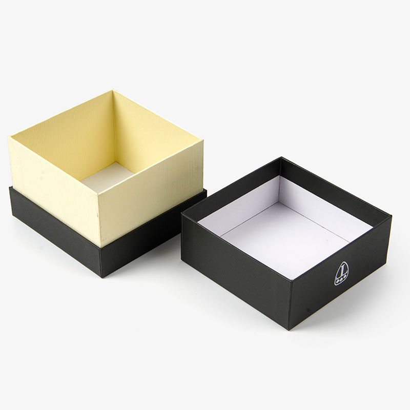 Оптовая продажа, печатная ручная работа, роскошная жесткая бумага, картон, черная простая пустая подарочная коробка с магнитной застежкой