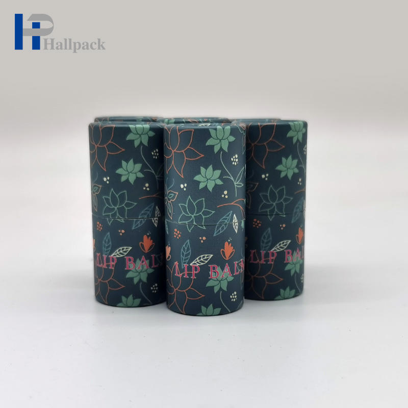 Повторно используйте бумажную трубку губной помады дезодоранта пищевого качества, нажмите вверх, бумажную упаковку трубки
