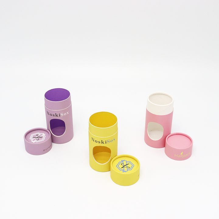 Производитель круглых пустых крафт-цилиндров для рукоделия, упаковка трубок из рулонной бумаги, контейнер для трубок с окном