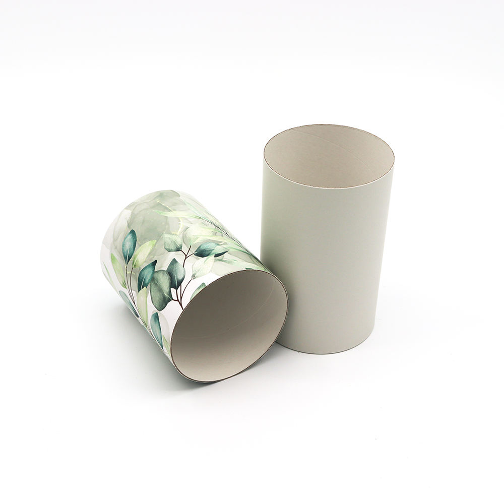 Hallpack экологически чистый индивидуальный дизайн, круглая коробка для чая, кофе в зернах, цилиндр, картонная коробка для упаковки пищевых продуктов, бумажная трубка