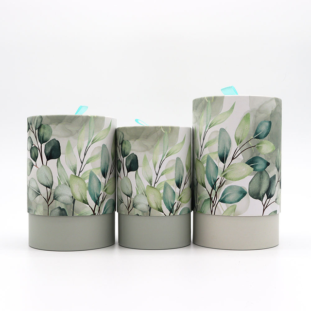 Hallpack экологически чистый индивидуальный дизайн, круглая коробка для чая, кофе в зернах, цилиндр, картонная коробка для упаковки пищевых продуктов, бумажная трубка