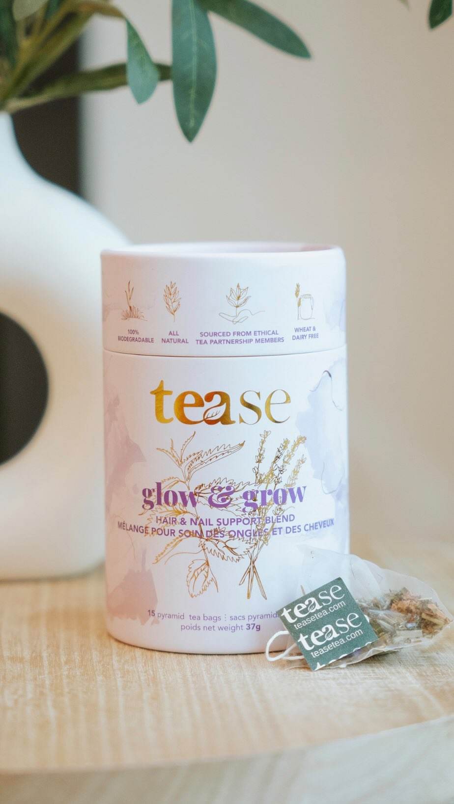 Биоразлагаемый пищевой цилиндр для чая, упаковка для чая, круглая коробка для туб, изготовленная на заказ туба из крафт-бумаги, круглая трубка