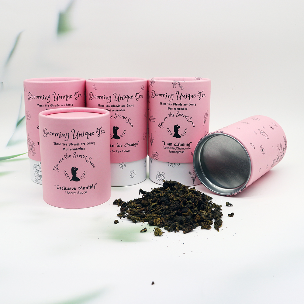 бумажная круглая коробка