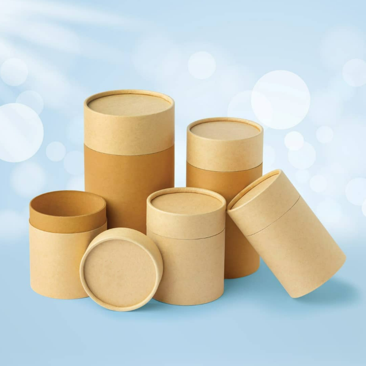 Индивидуальная 100% экологически чистая трубка из крафт-бумаги, упаковка для пищевых продуктов, листьев чая, цветов, упаковка для чая