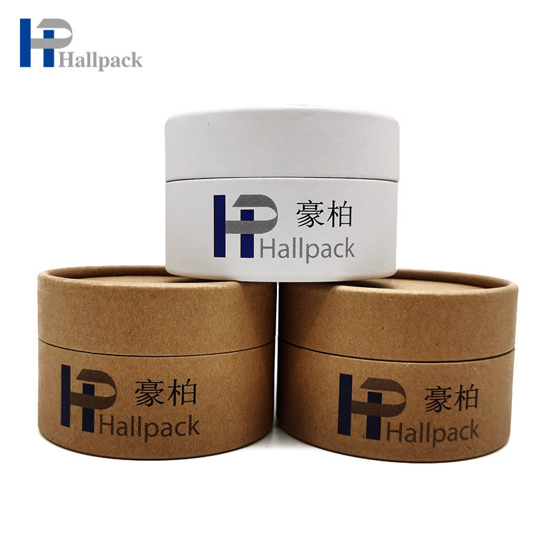 Высокое качество на заказ крафт-круглый цилиндр упаковочная коробка косметическая бумага картонная трубка на заказ бумажная упаковочная трубка