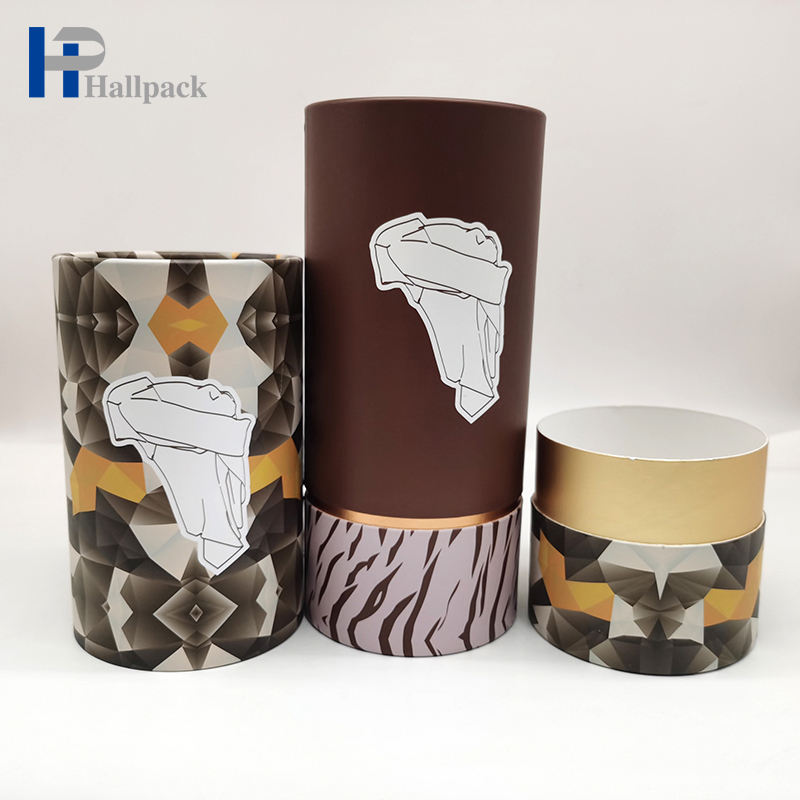 Биоразлагаемый цилиндр для одежды, упаковывающий изготовленную на заказ круглую трубку из крафт-бумаги