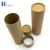 Коричневая круглая бумажная трубка из крафт-бумаги, художественная бумажная бальзамная трубка, наполненная бумажной трубкой