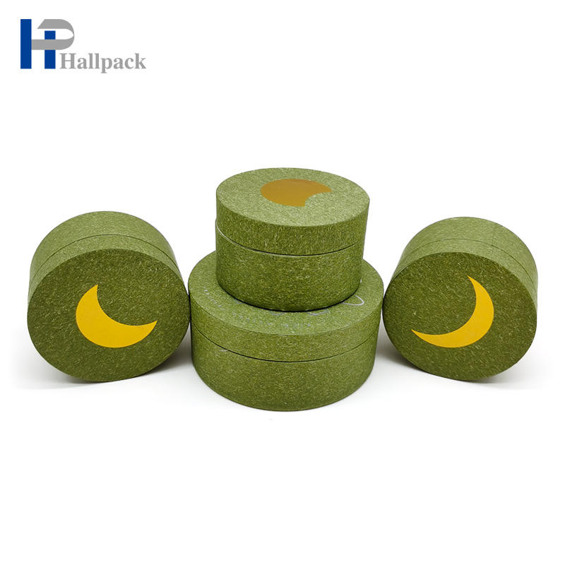 Крем для лица Упаковка из зеленой бумаги в тубе Упаковочная коробка из крафт-бумаги Почтовая трубка