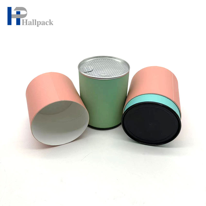 Легкая упаковка бумажной трубки картона Крафт Эко трубки внутренней крышки разрыва бумажная