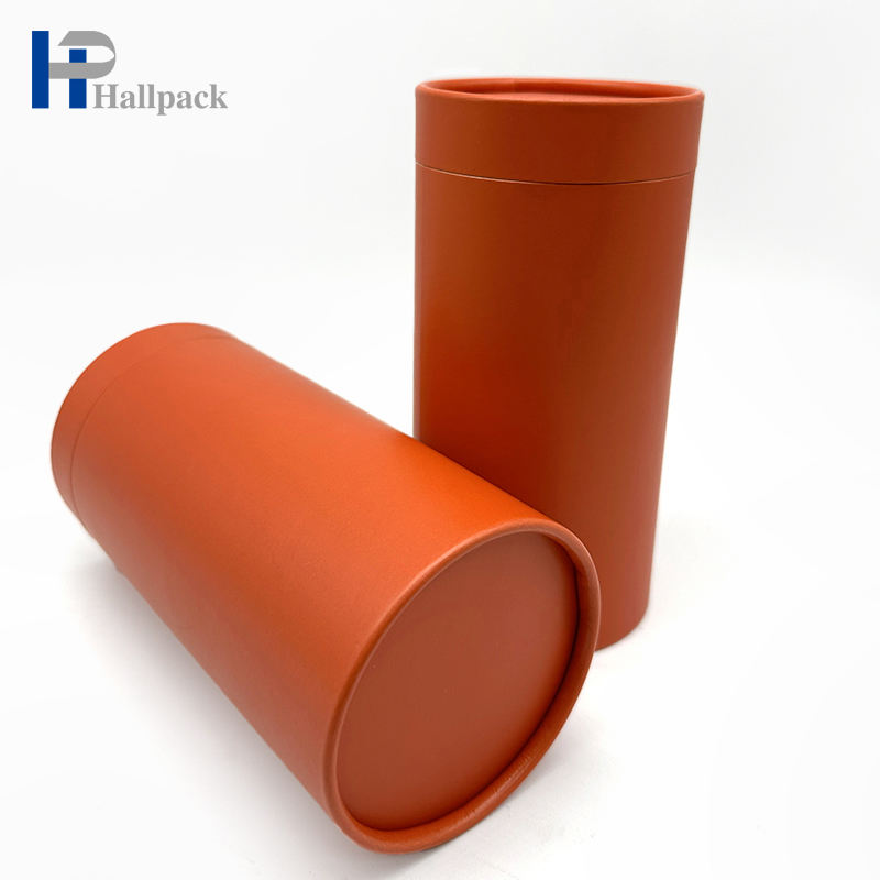 Крышка извива Эко дружелюбная пустая, построенная в бумажной трубке цилиндра пластиковой бутылки