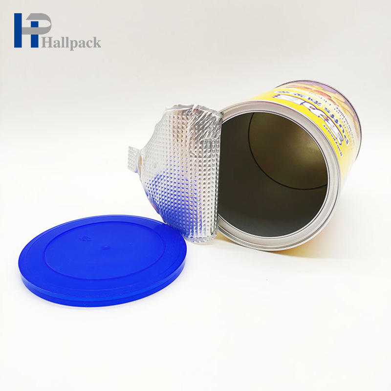 Тубы из оберточной бумаги, картонные тубы из белой бумаги, фольга с оловянными крышками