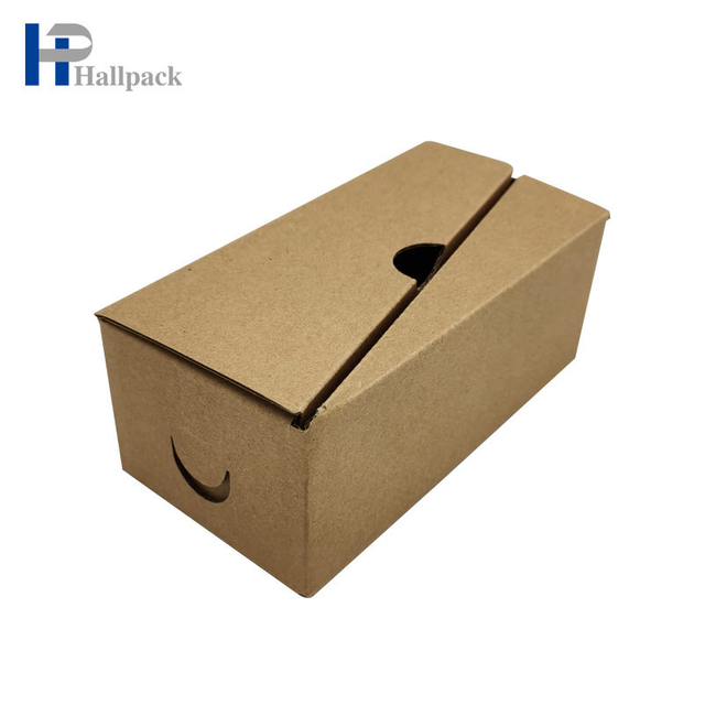Изготовленная на заказ картонная коробка из гофрированной бумаги из крафт-бумаги напечатанная упаковочная коробка
