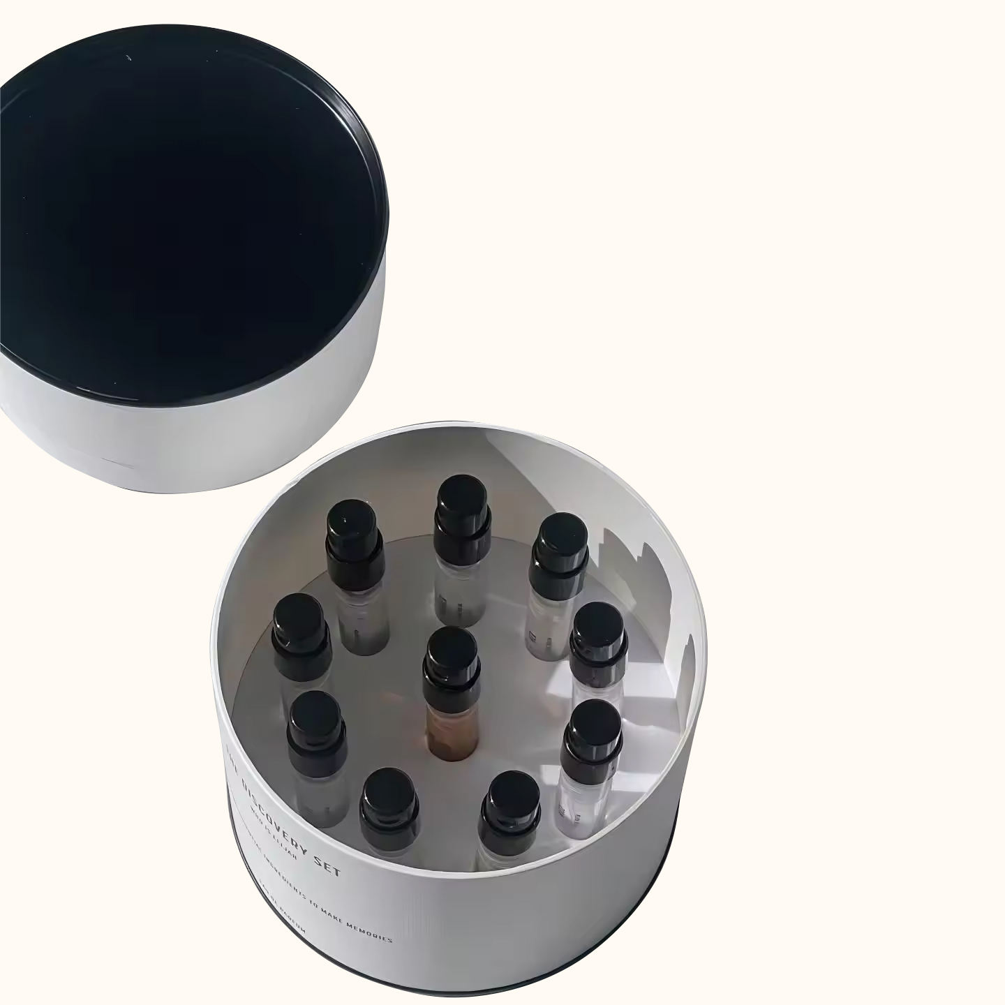 Настроить бумажную трубку и биоразлагаемую бумажную упаковку для хранения, цилиндр для упаковки косметической бумаги Eva 10 мл, 20 мл, 30 мл, 100 мл.