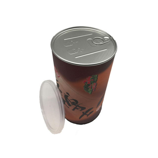 Бумажная канистра для упаковки чая, круглая бумажная упаковка для кофе, цилиндрическая коробка для пищевых продуктов