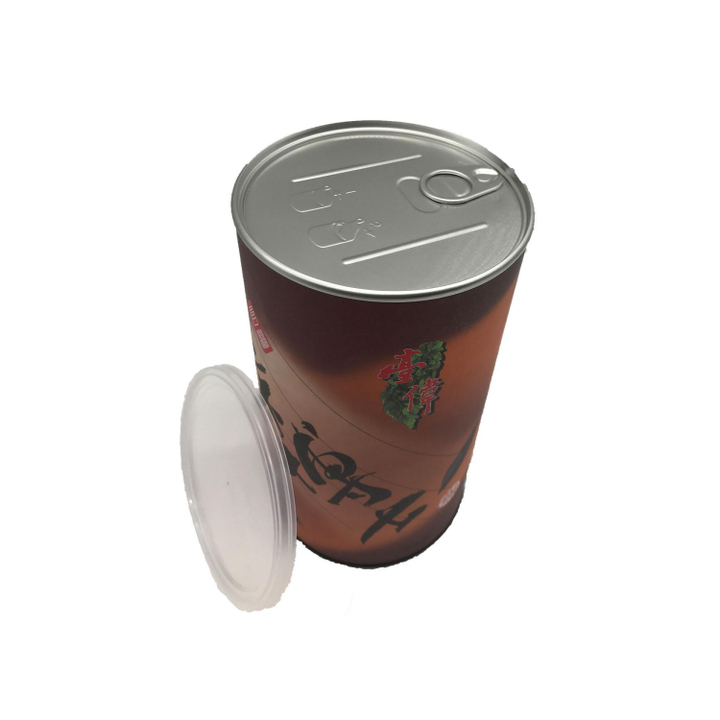 Бумажная канистра для упаковки чая, круглая бумажная туба для кофе, цилиндрическая коробка для пищевых продуктов