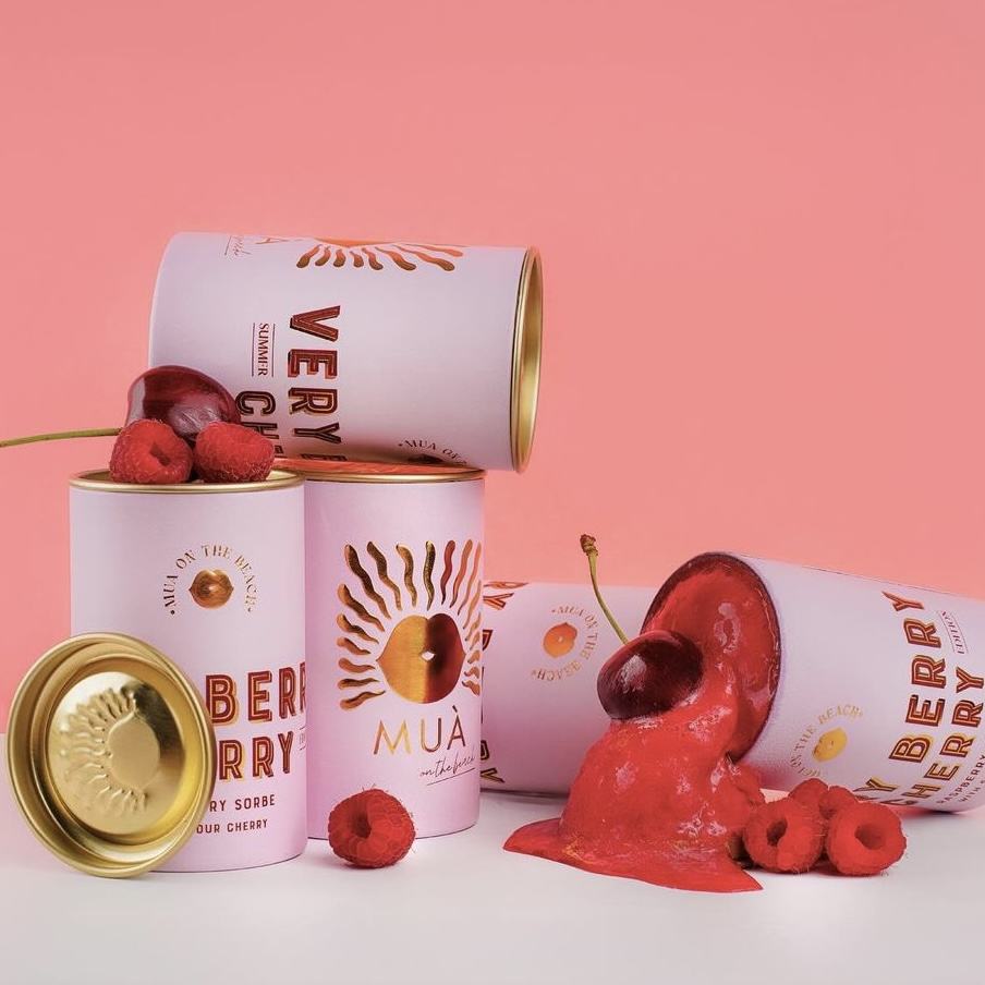 Изготовленный на заказ творческий картонный цилиндр пищевой контейнер для мороженого с металлической крышкой бумажная трубка внутренняя стена бумажный пакет из алюминиевой фольги