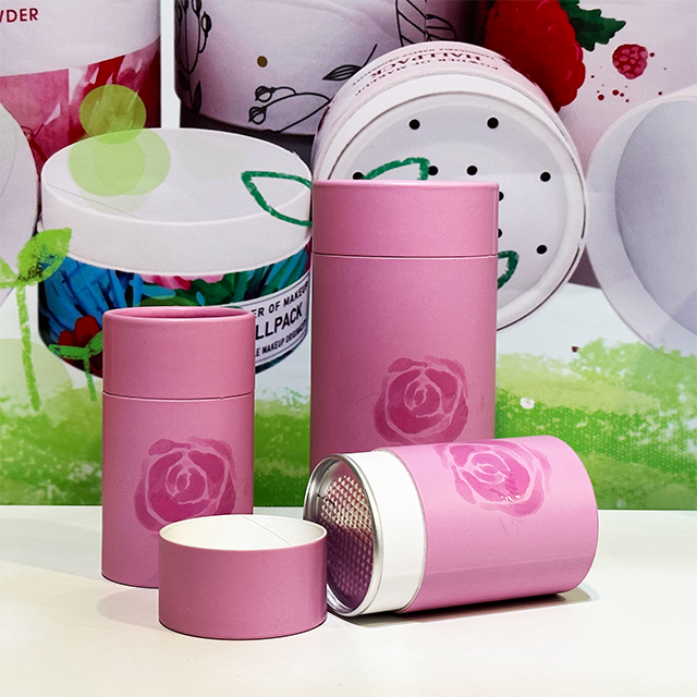 Биоразлагаемая индивидуальная легко отделяющаяся упаковка Hallpack для упаковки в бумажный цилиндр для кофе, чая и шоколада