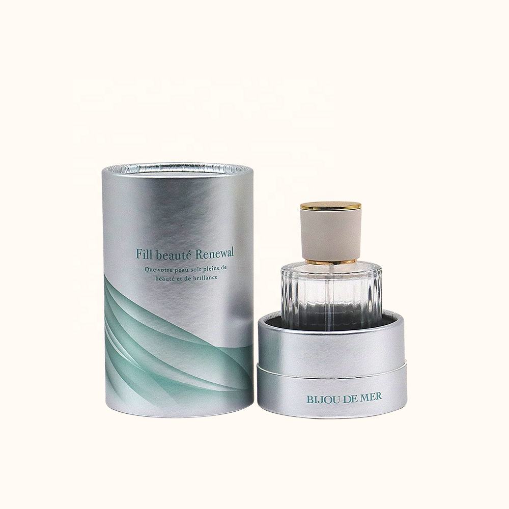 Пользовательские горячие продажи косметический флакон для духов косметическая упаковка бумажный тубус круглый картонный цилиндр упаковочные тубы