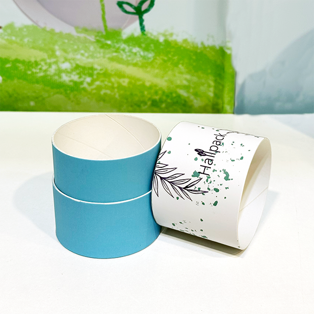 Hallpack Экологичная упаковка из крафт-бумаги с плоским краем для свечей, модная головоломка, картонная трубка для рукоделия