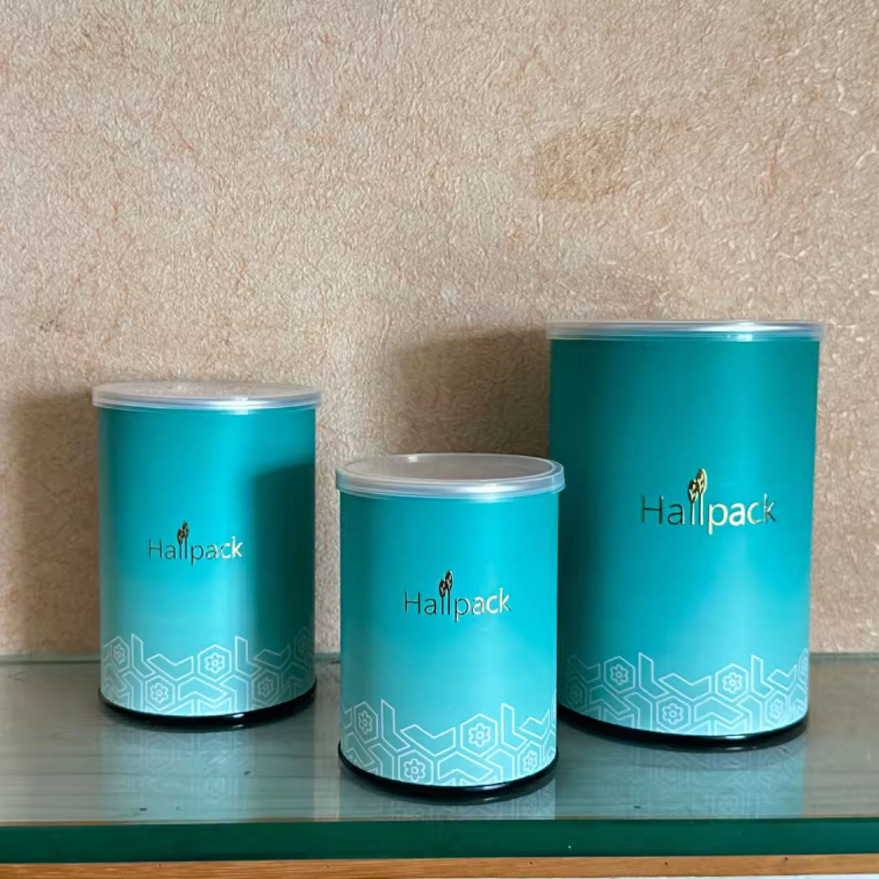 Изготовленный на заказ экологически чистый экологичный фирменный дизайн Легко отрываемый цилиндр Бумажная упаковка с крафт-пластмассовой крышкой Персонализированный бумажный тубус