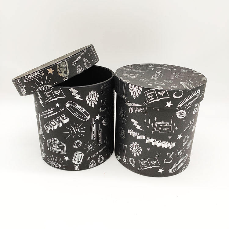 Упаковка в тубу из бумажных банок круглого цилиндра