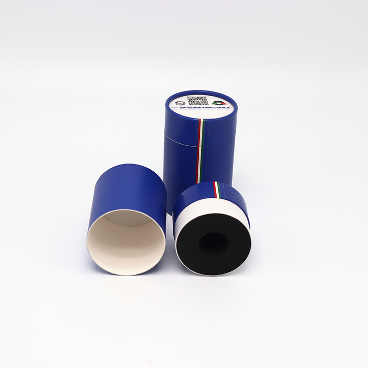 Изготовленная на заказ роскошная биоразлагаемая косметическая картонная цилиндрическая коробка с исчезающей печатью, бумажная упаковка для туб для флакона духов