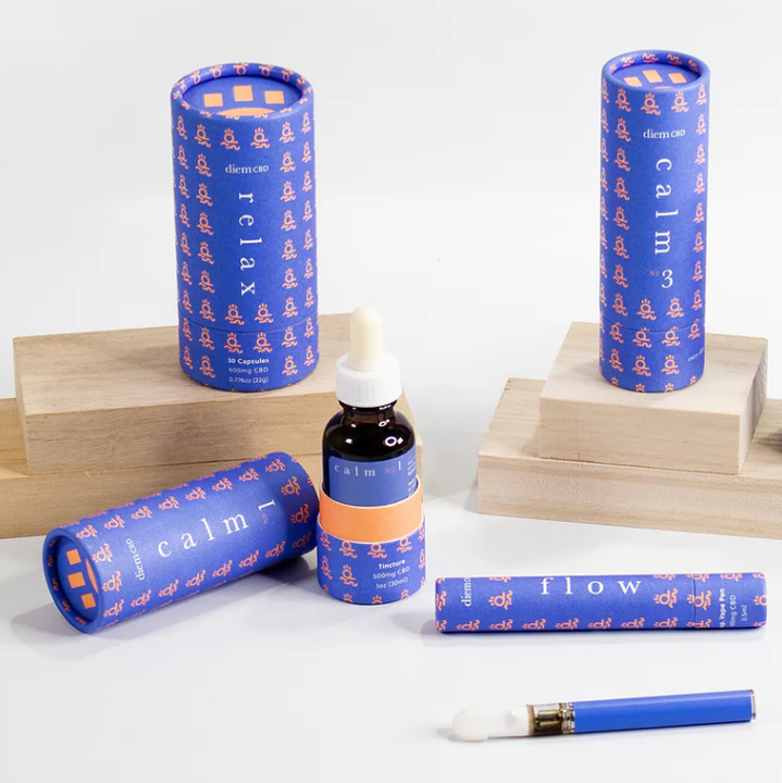 Переработанная 100% цилиндрическая картонная трубка из крафт-бумаги для чая, упаковочная картонная трубка с круглой коробкой